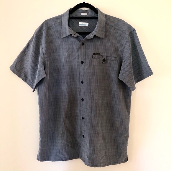Columbia. Men’s Declination Trail™ II Short Sleeve Shirt. Slate Gray. Medium - Picture 2 of 10